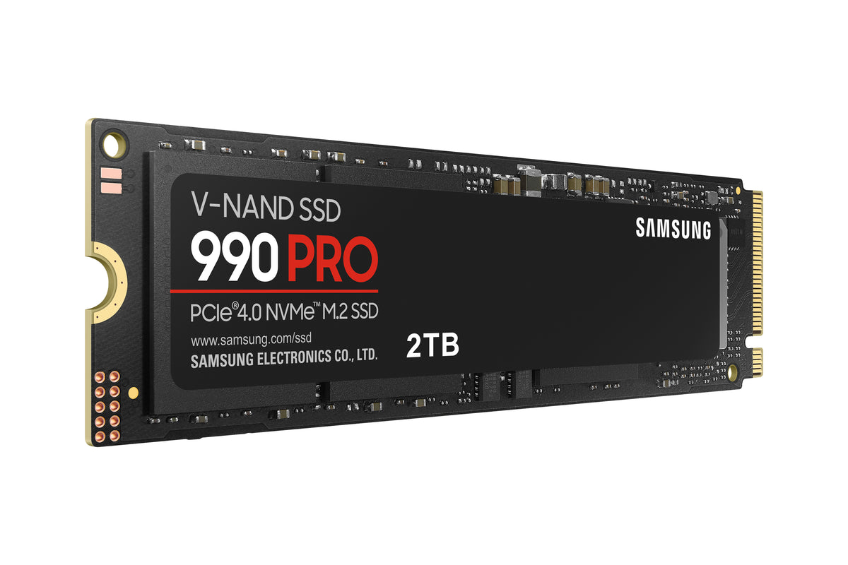 SAMSUNG MZ-V9P2T0BW 990 PRO 2 TB NVMe SSD - Read Speed up to 7450 MB/s; Write Speed to up 6900 MB/s; Random Read up to 1400000 I