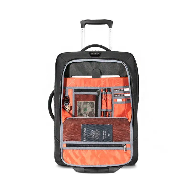 EVERKI TROLLEY BAG | Fits up to 18.4 inch laptops | Fits heavy accessories | Smart clothing compartment for long travel days