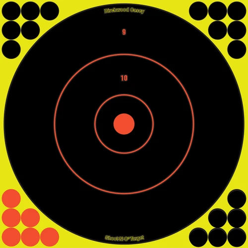 Birchwood Casey BC TARGET SHOOT-N-C RND 12 (1 SHEET/1T) — BC-34080