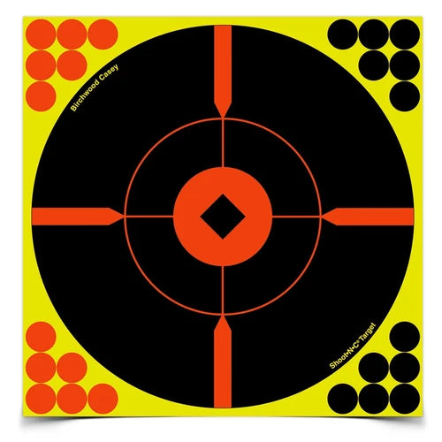 Birchwood Casey BC TARGET SHOOT-N-C RND B/EYE 8 (1 SHEE — BC-34880