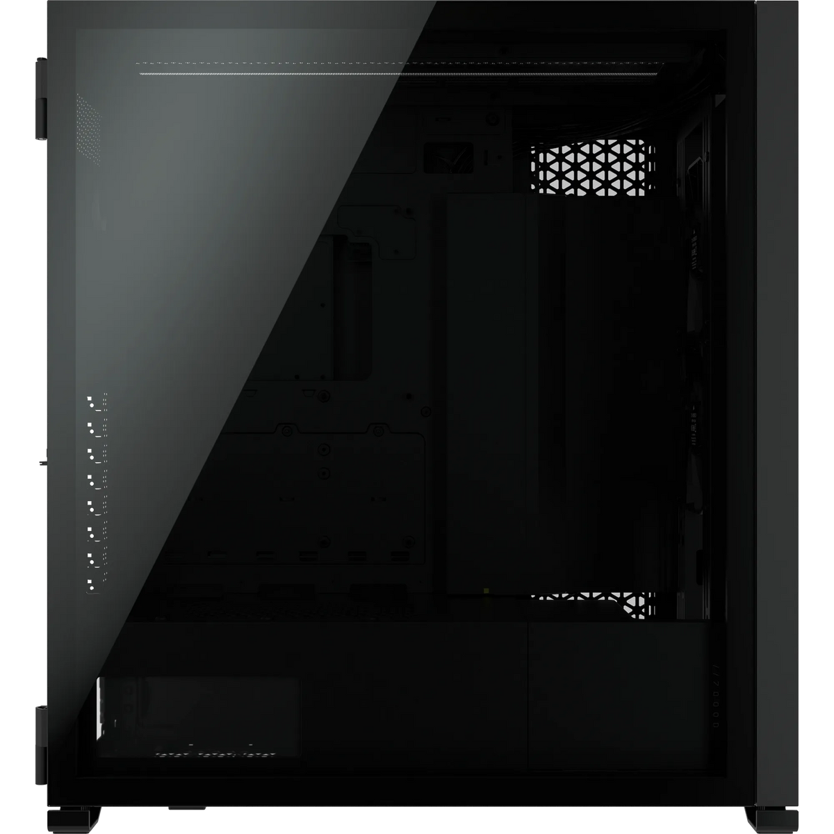 7000D Airflow Black Tempered Glass Full Tower; 6x 3.5'' | 4x 2.5'' Drive Bays ; 480mm Radiator Compatible; 3x140mm fan incl