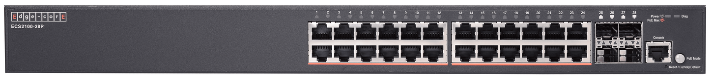 Edge-Core 28 Port Gb Websmart Pro PoE Switch