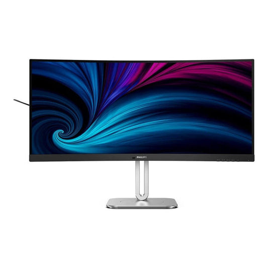 Philips Monitor 34"curved Va, Wqhd 3440 X1440 @120hz, Usb-c Docking 96w, Hdmi Dp, Rj45, Eyecare, Kvm, Full Dock, Internal Psu, Speakers, Silver Stand, 3 Year Warranty - Guards On Duty Shop & Security Guards