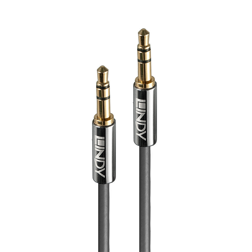 Lindy 0.5m 3.5mm Stereo M - M Cromo Cable (35300) — Lindy | Guards on Duty Shop