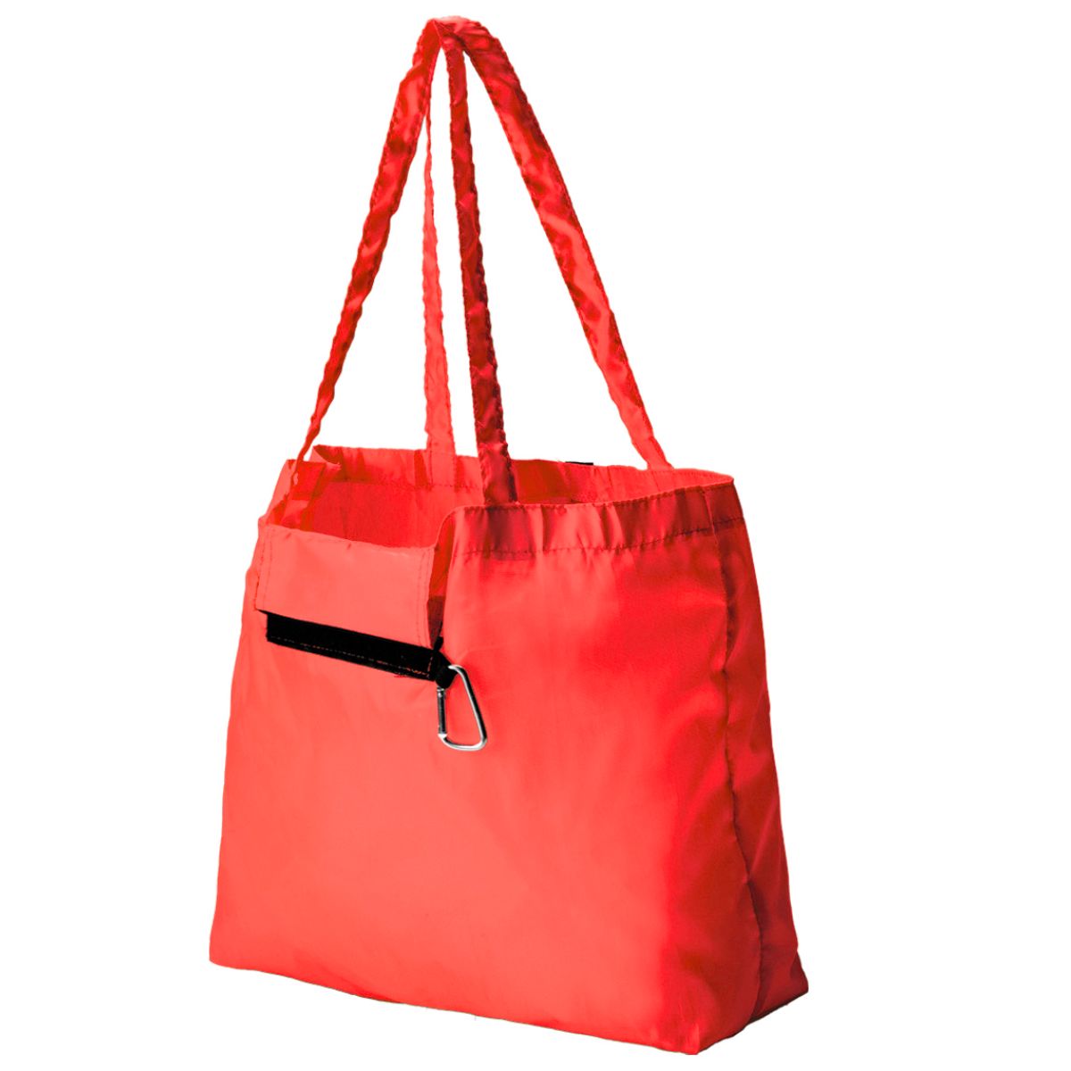 Foldable Shopper with Carabiner