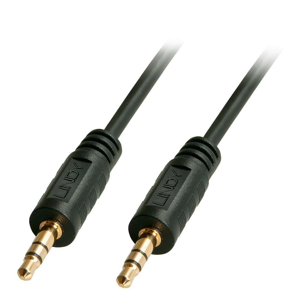Lindy 2m 3.5mm Stereo Male to Male Cable (35642) — Lindy | Guards on Duty Shop