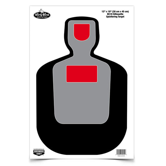 Birchwood Casey BC TARGET D/BIRD SIL BC19 12X18 (1 SHEET — BC-35712