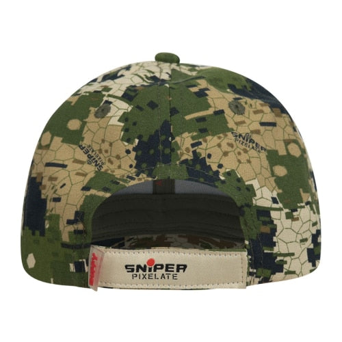 Sniper Pixelate Kids Embroidered Peak Cap