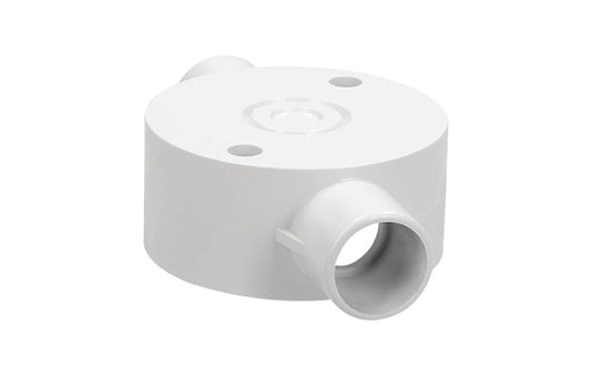 PVC Box 2 Way - 20mm, each, with screws