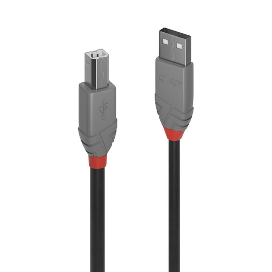 Lindy 5m Usb2.0 Am to Bm Cable - Anthra (36675) — Lindy | Guards on Duty Shop
