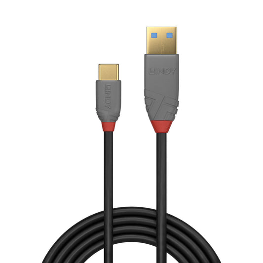 Lindy 0.5m Usb2.0 Usb-c Male to Male Anthra(36885) — Lindy | Guards on Duty Shop
