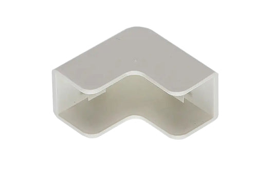 PVC - external bend, 16 x 16mm, white, 3m lengths