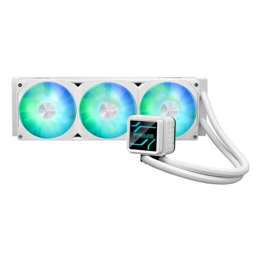 ASUS Cooler Water block dim:72x72x61mm. Block Material:Copper. Radiator Dim:394x121x27mm. Intel: LGA1700;1200;115x. AMD: AM5;AM4