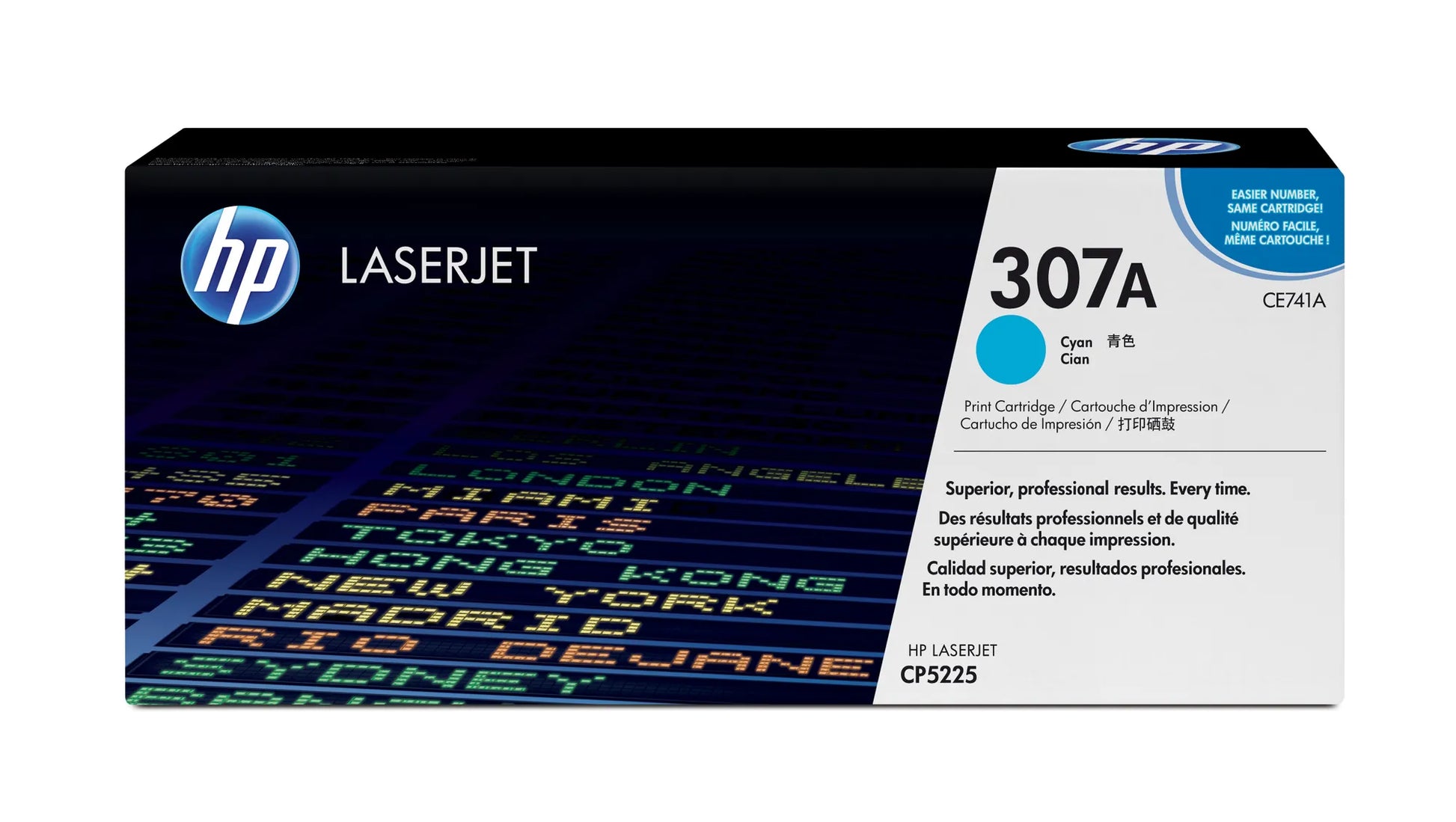 HP 307A COLOR LASERJET CP5225 CYAN PRINT CARTRIDGE PRINTS APPROXIMATELY 7 300 PGS USING THE ISO/IEC 19798 YIELD STANDARD - Guards On Duty Shop & Security Guards