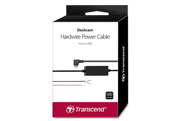 TRANSCEND MICRO USB HARDWIRE CABLE FOR DASH CAM