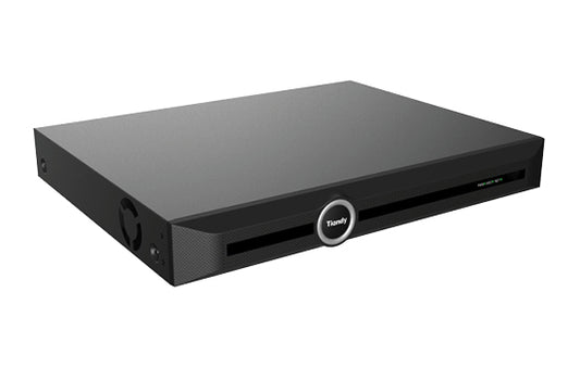 Tiandy 10CH Embedded Linux NVR, Up to 8MP, 4k Resolution, 2 x HDD - Lite Series, S+265/H.265/H.264B(M)(H) compression, ANR.N+M, I/O - 4/1, 2x USB, LAN, IR-Remote & Mouse. Aluminium Housing