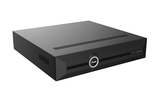 Tiandy 80CH Embedded Linux NVR, Up to 16MP, 2 X 4k Resolution HDMI, 8 x HDD - Pro Series, S+265/H.265/H.264B(M)(H) compression, ANR.N+M, RAID: JBOD,RAID0/1/5/6/10, I/O - 16/4, 2x USB, 2x LAN, IR-Remote & Mouse. Aluminium Housing