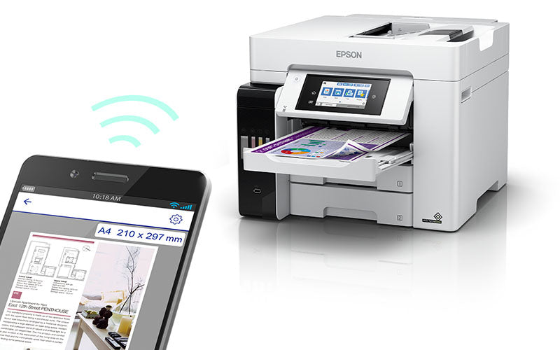 Epson EcoTank Pro L6580- Office Desktop; 4in1 A4 Col; 32PPM; Duplex; ADF; Ethernet; Wireless LAN; Wi-Fi Direct; Warranty 1 year