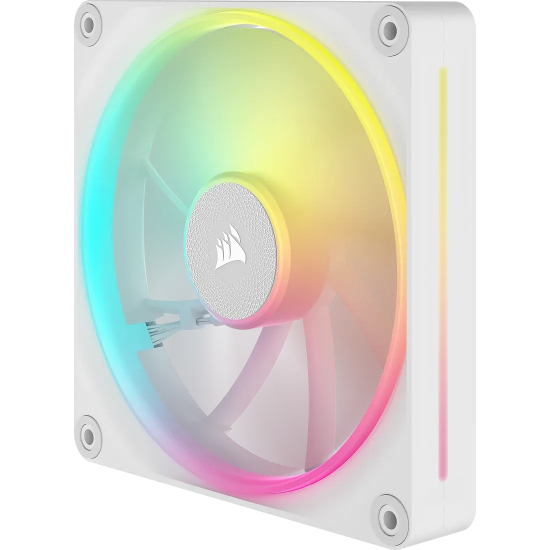 Corsair iCUE LINK LX140 RGB 120mm PWM Fan - Dual Light Loops – Requires iCUE LINK System Hub (Sold Separately) - White