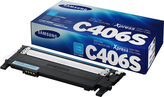 SAMSUNG CLT-C406S CYAN TONER - Guards On Duty Shop & Security Guards