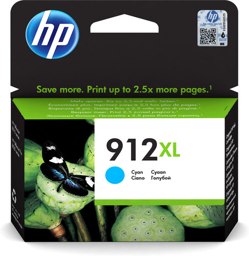 HP 912XL High Yield Cyan Original Ink Cartridge - Guards On Duty Shop & Security Guards