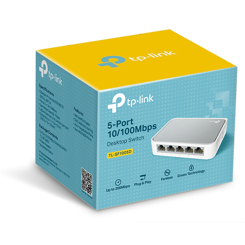 TL-SF1005D 5-Port 10/100Mbps Desktop Switch