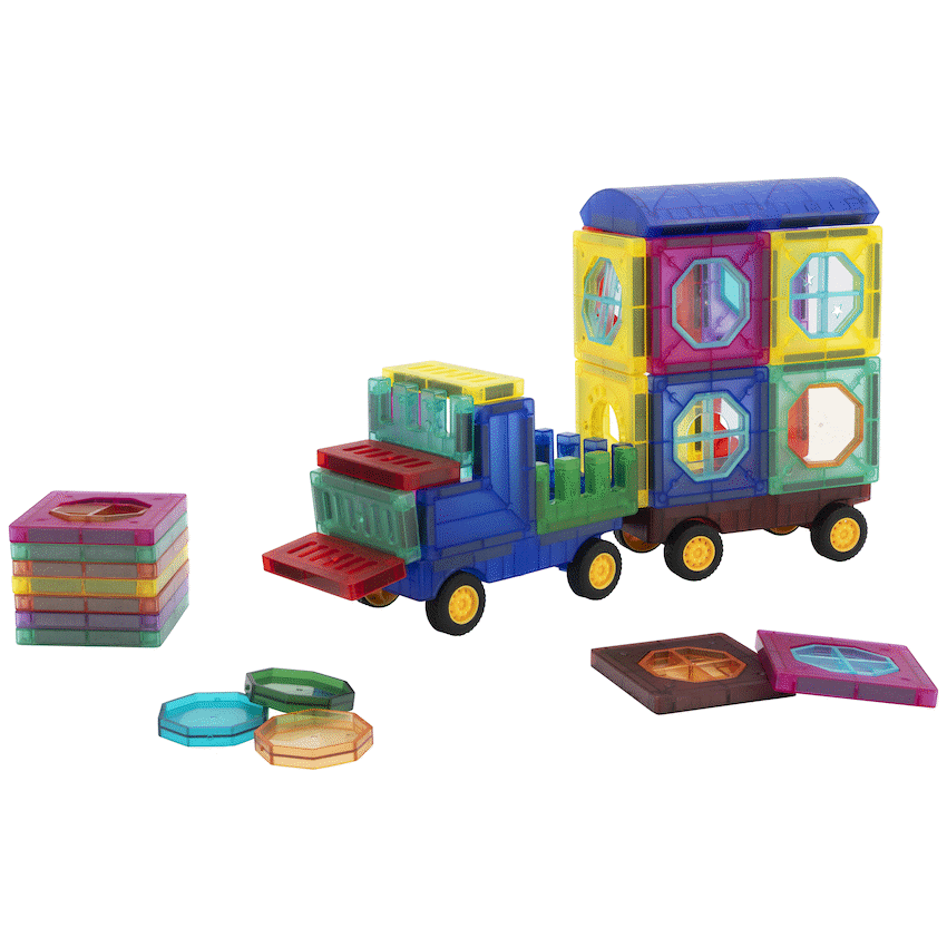 43 Magnetic Tiles with Windows and Car Parts - Guards On Duty Shop & Security Guards