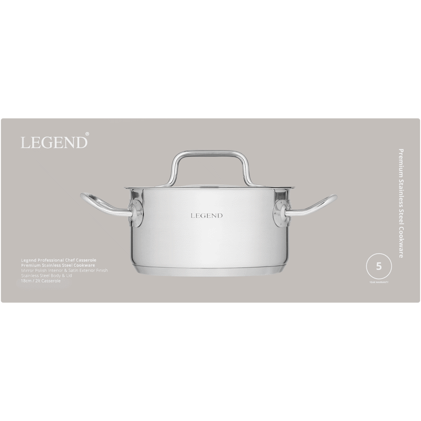 Legend Prof Chef 2lt Casserole