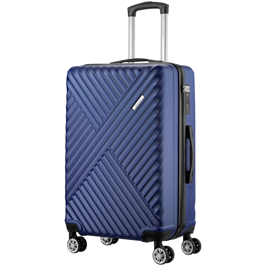 Travelwize Astra ABS 77cm 4-Wheel Spinner Luggage - Navy