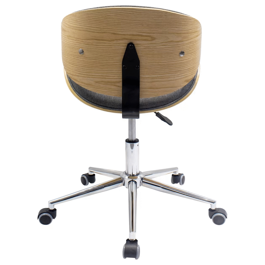 Amos Mid Back Office Chair - Grey