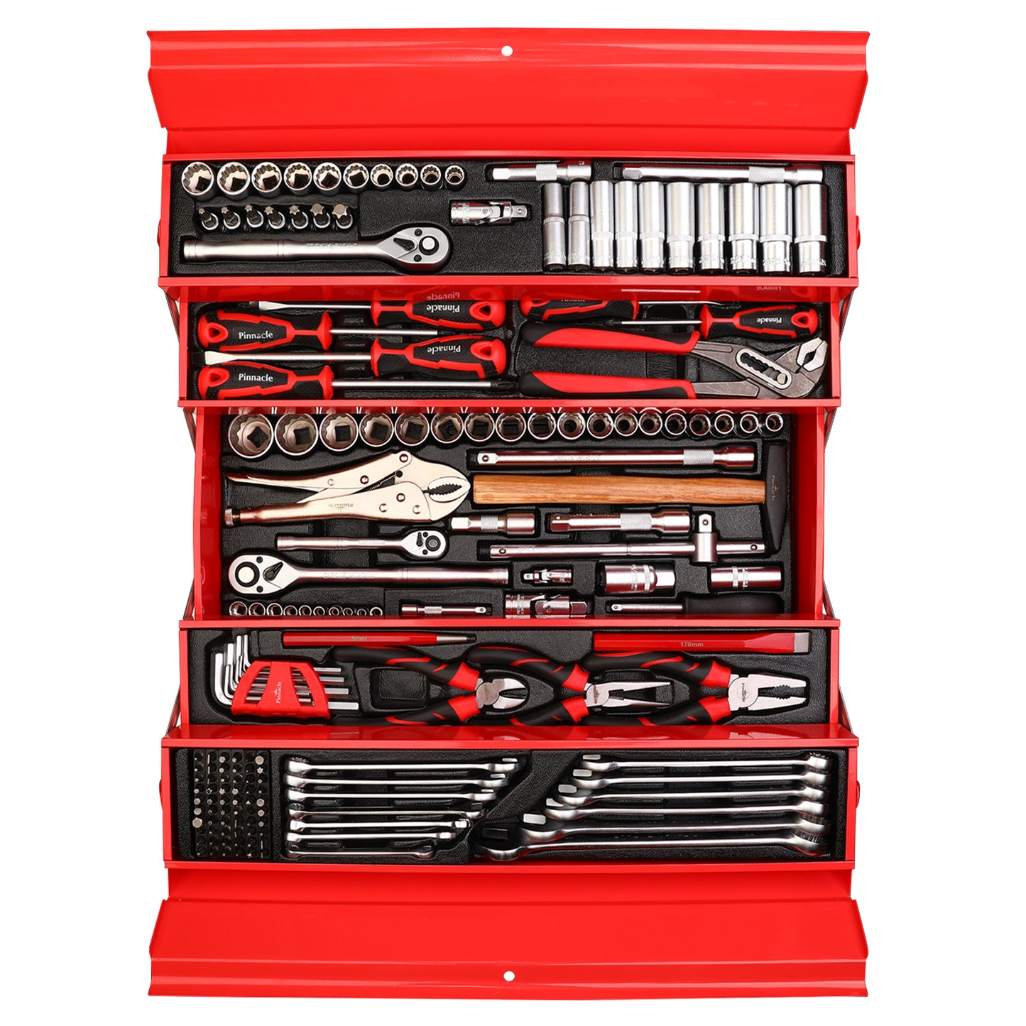 Pinnacle 166pcs Cantilever Tool Box Set - Guards On Duty Shop & Security Guards