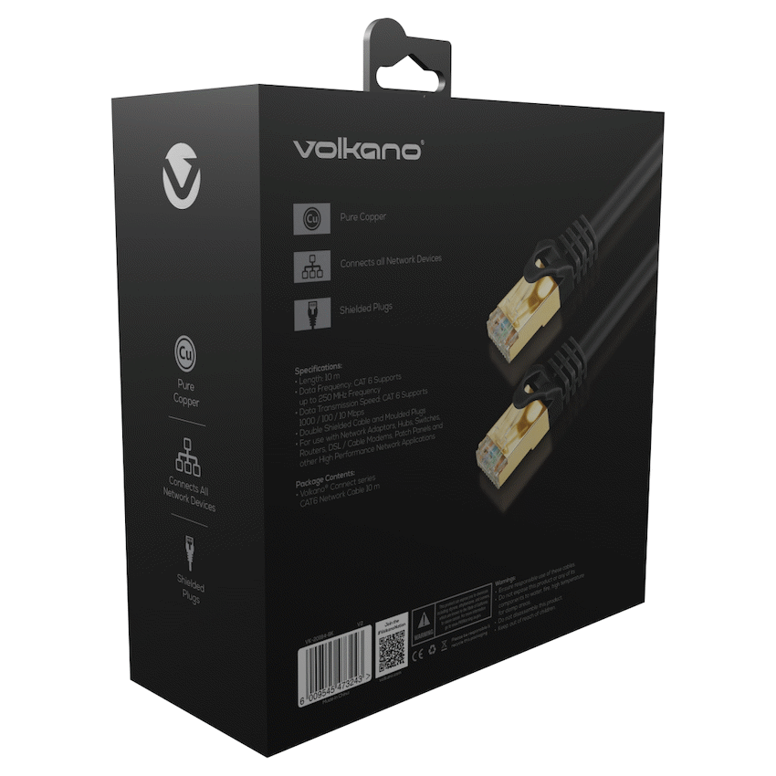 Volkano Connect Series CAT6 Network Cable 10m