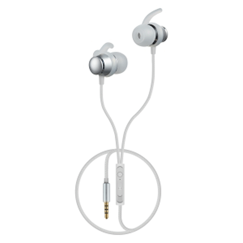Volkano Titanium Series AUX Earphone - Silver
