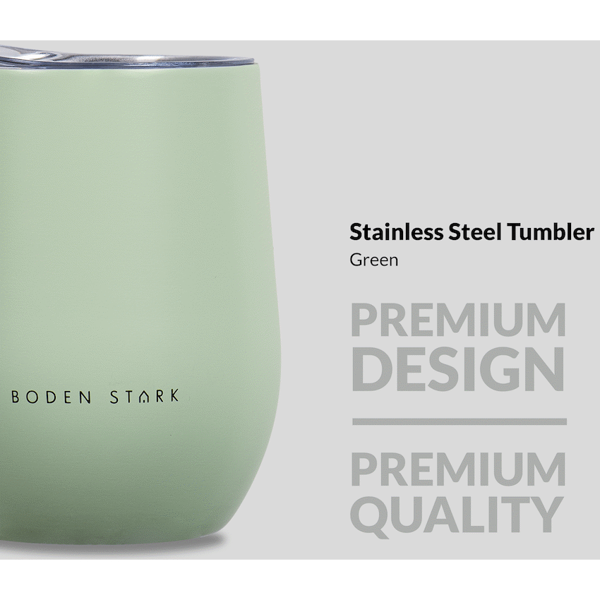 Boden Stark Tumbler 350ml Green - Guards On Duty Shop & Security Guards