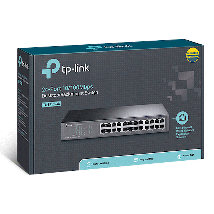 TL-SF1024D 24-Port 10/100Mbps Desktop/Rackmount Switch