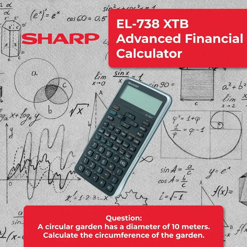Sharp EL-738 XTB - Advanced Financial Calculator NEW DESIGN - Guards On Duty Shop & Security Guards