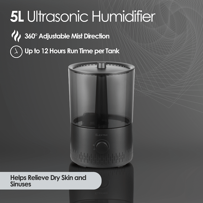 Elektra 5L Ultrasonic Humidifier - Guards On Duty Shop & Security Guards