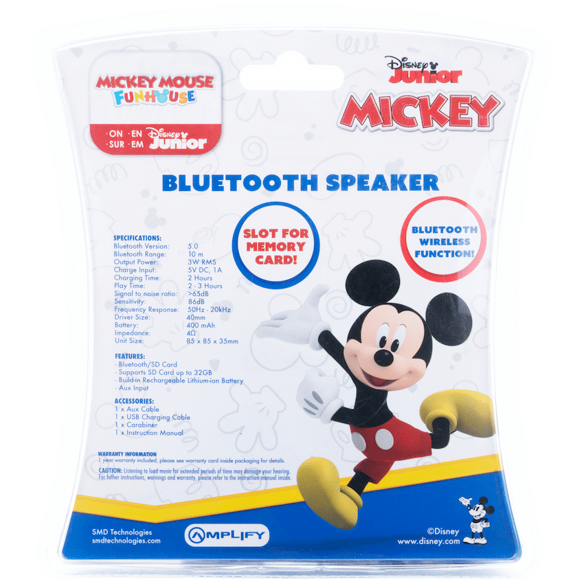 Disney Small Bluetooth Speaker- Mickey - Guards On Duty Shop & Security Guards