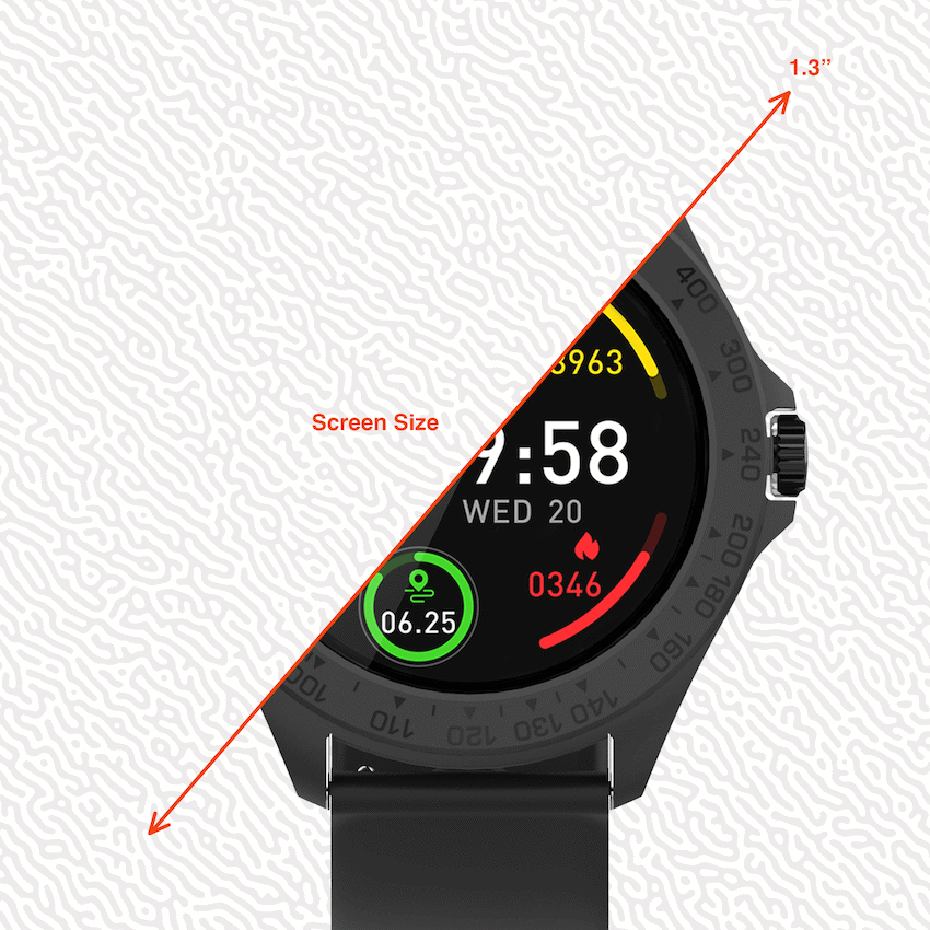 Volkano Vogue Series Fashion Smart Watch - Black