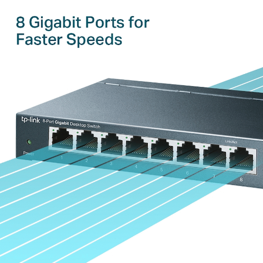 TL-SG108 8-Port Gigabit Desktop Switch