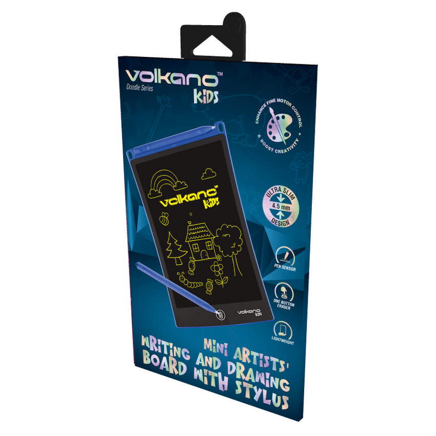 Volkano Kids Doodle Series 8.5" Writing and Drawing Board - Blue