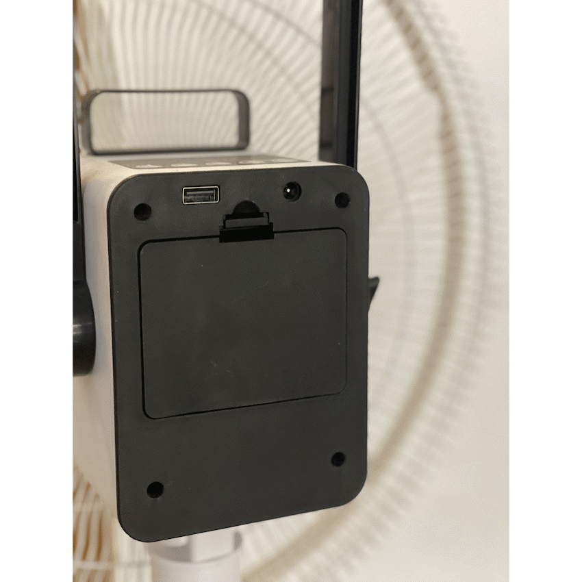 Elektra Rechargeable Stand Fan - Guards On Duty Shop & Security Guards
