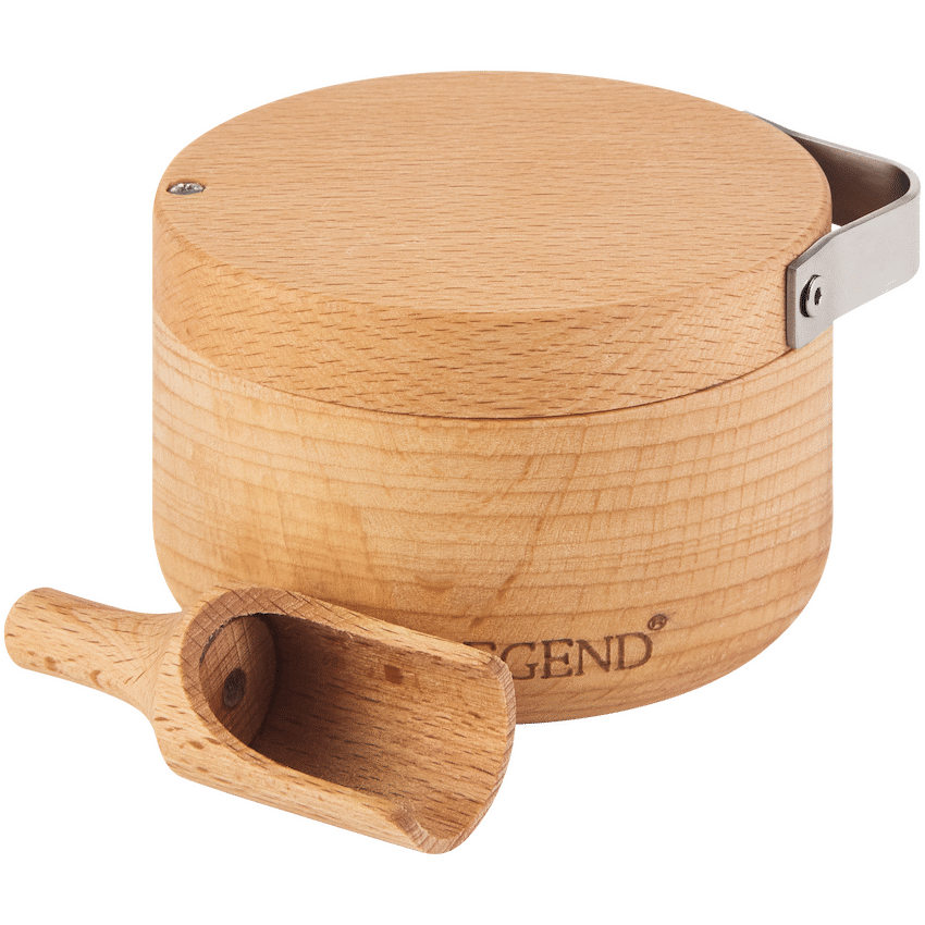 Legend Premium Beechwood salt cellar w/s ( Order in Qty of 6)