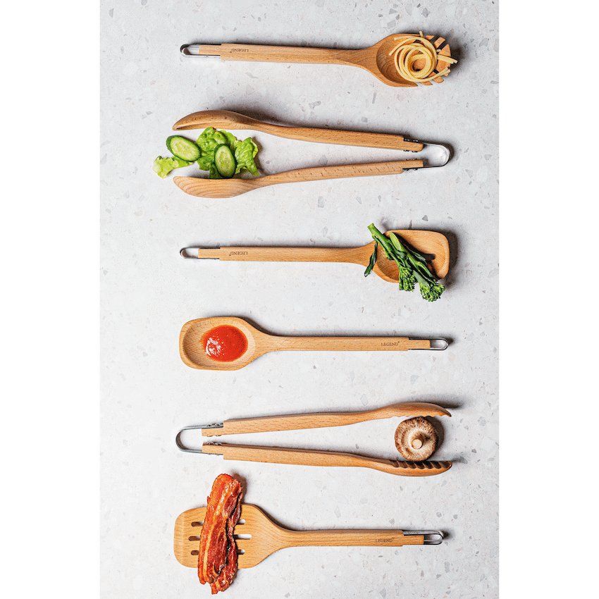 Legend Premium Beechwood slotted spoon