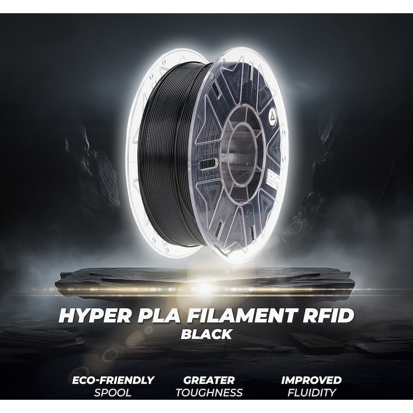 Creality Hyper PLA Filament RFID Black - Guards On Duty Shop & Security Guards