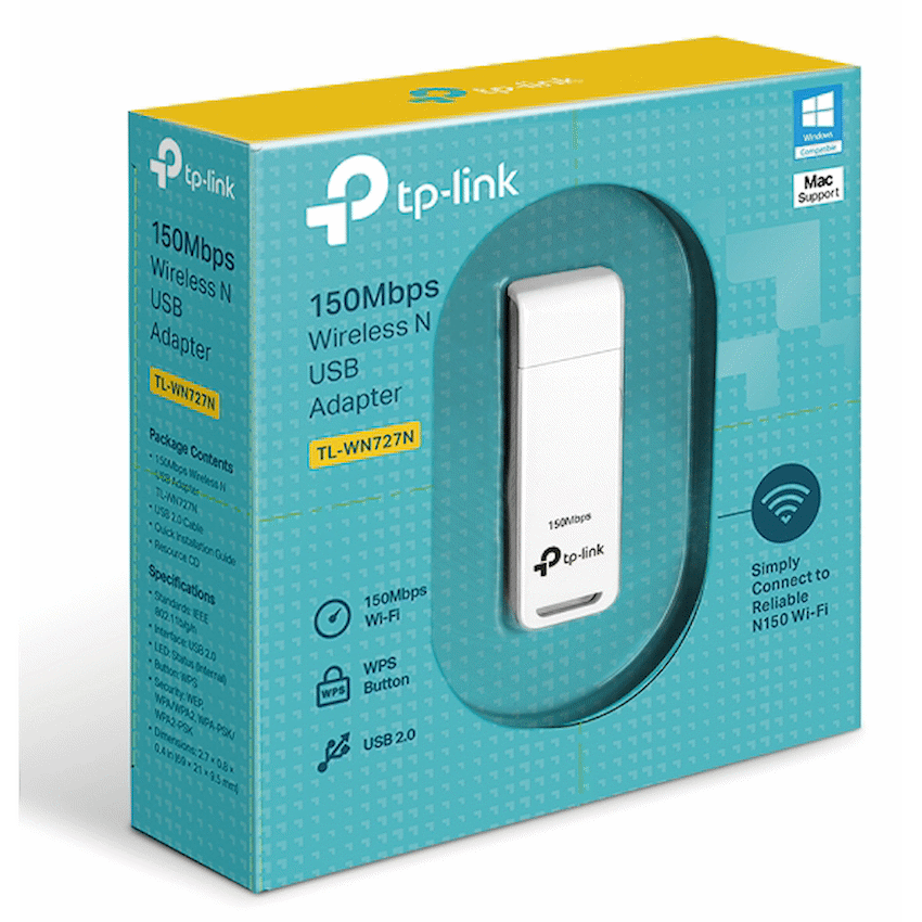 TL-WN727N 150Mbps Wireless N USB Adapter