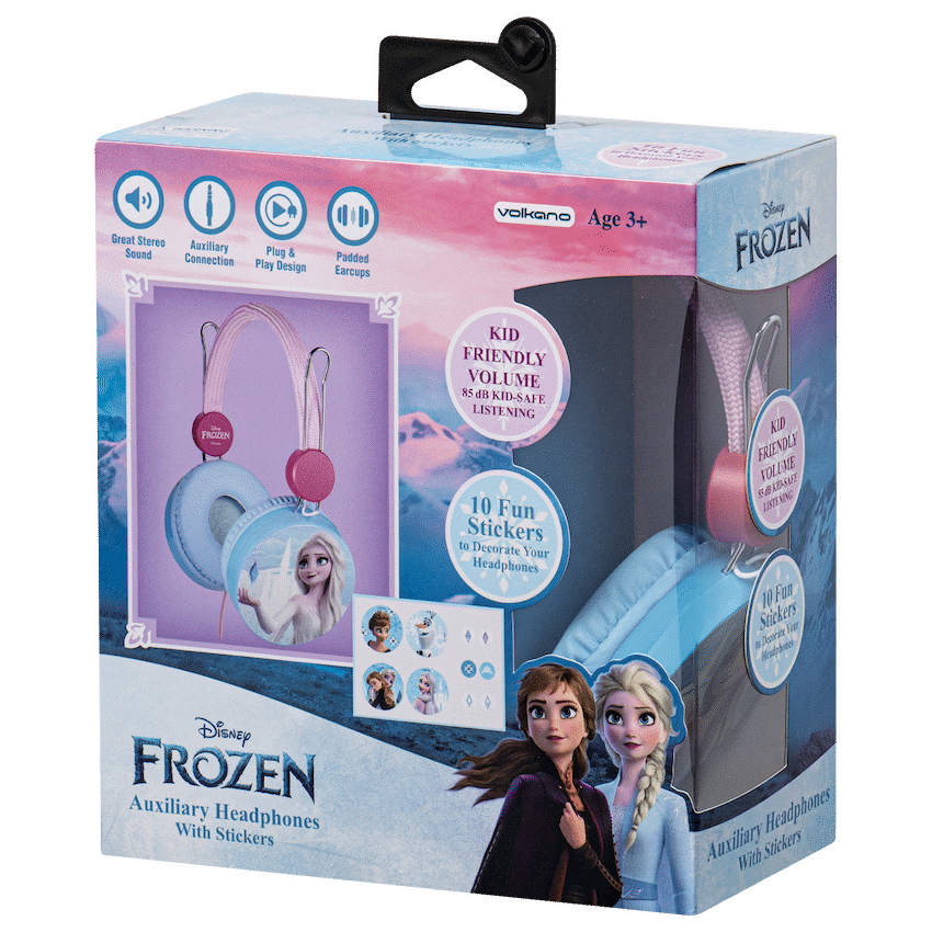 Disney Frozen Auxiliary Headphone with Stickers - Guards On Duty Shop & Security Guards