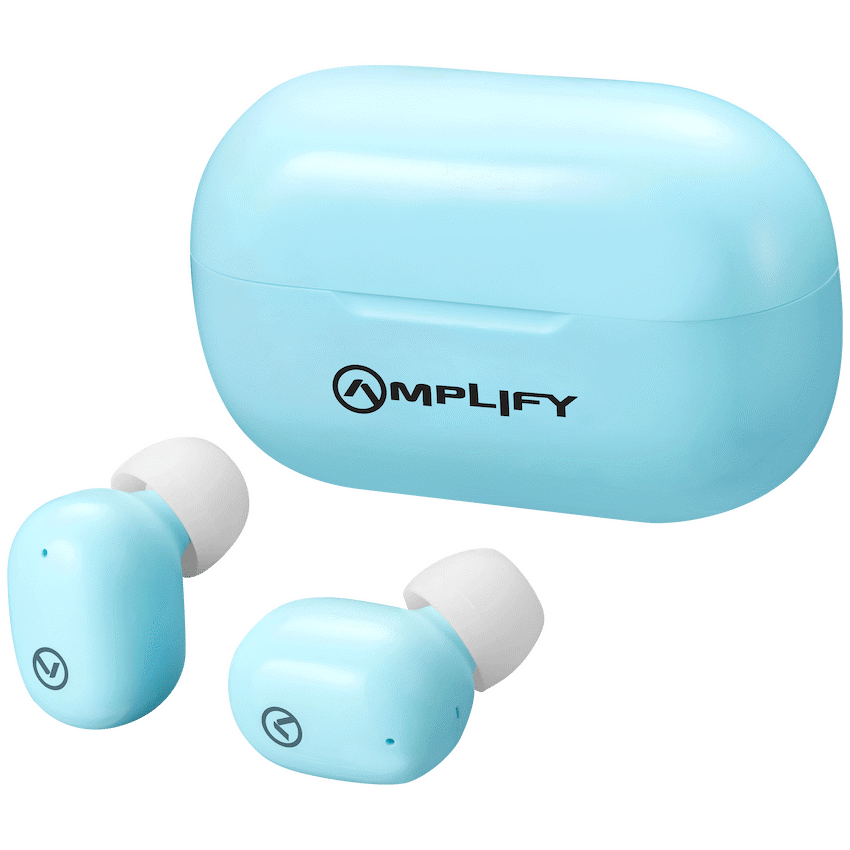Amplify Zodiac Series TWS Earphones with Charging Case - Blue - Guards On Duty Shop & Security Guards