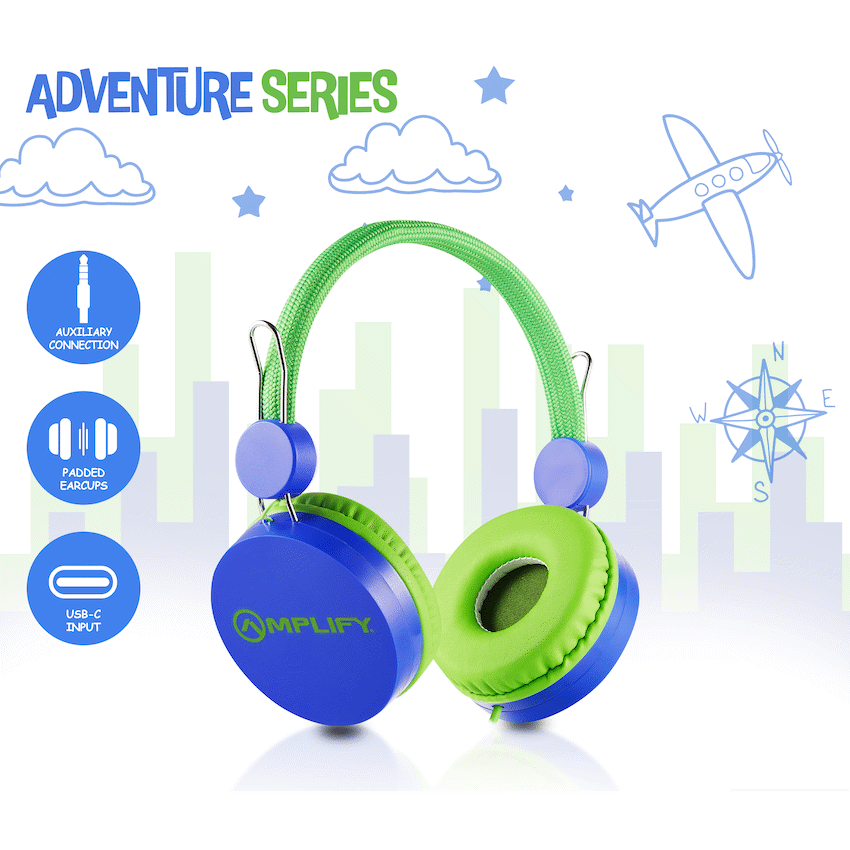 Amplify Kids Adventure Auxiliary Headphone - Guards On Duty Shop & Security Guards