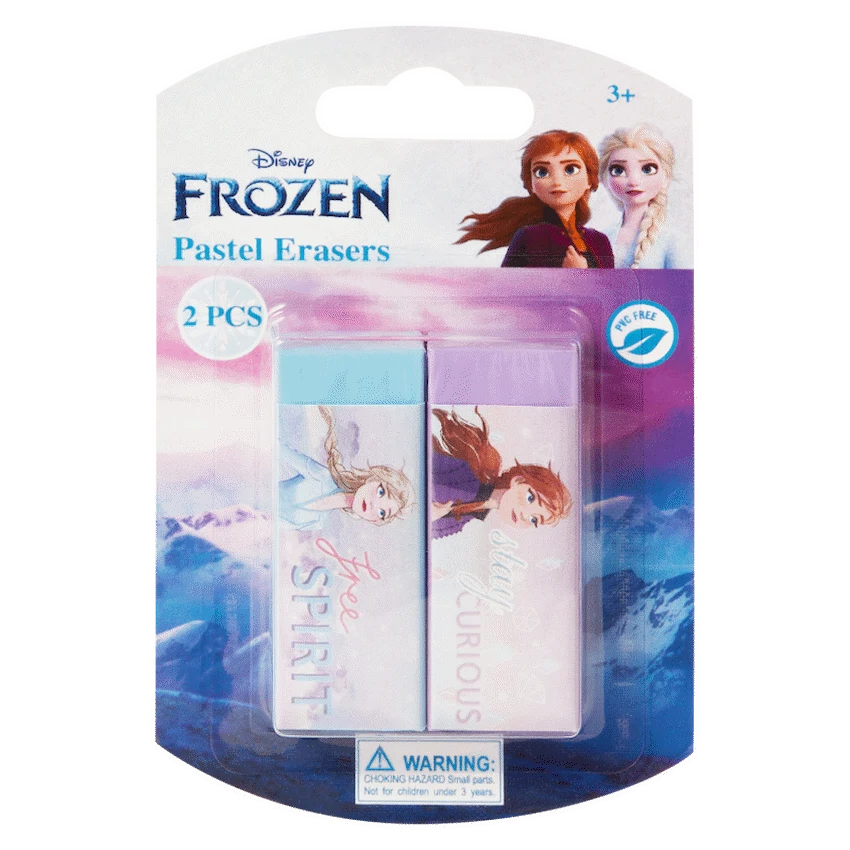 Frozen 2 Pastel Colour Erasers - Multi - Guards On Duty Shop & Security Guards